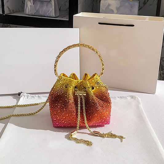 Bolsa Ombré Com Strass